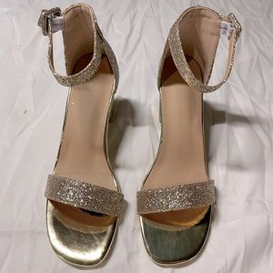 Gold Sparkly Heels